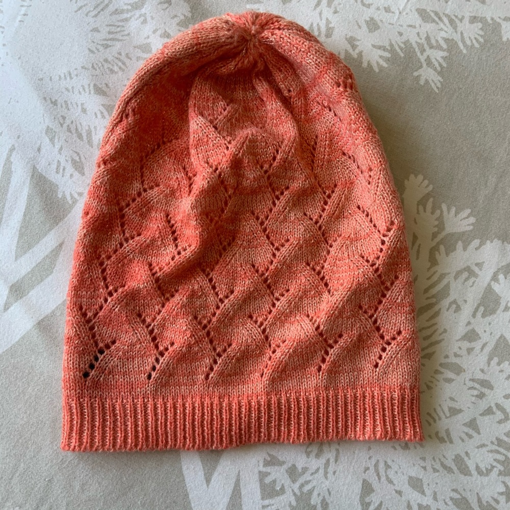Pink Lightweight Knit Beanie OSFA
